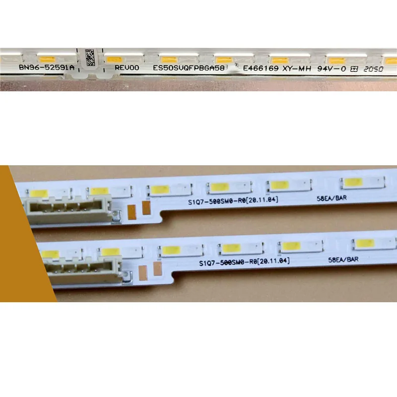 LED バックライトストリップサムスン QE50Q60AAUXXU QE50Q67AAU QN50Q6DAAFXZA QN50Q60AAFXZC バー S1Q7-500SM0-R0 アレイバンド定規