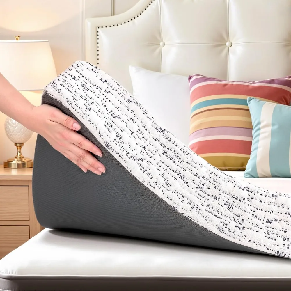 

Наматрасник CHUN YI Queen, 4-дюймовый наматрасник из пены с эффектом памяти, топпер для кровати, наполненный гелем, со съемным моющимся чехлом, мягкий ма