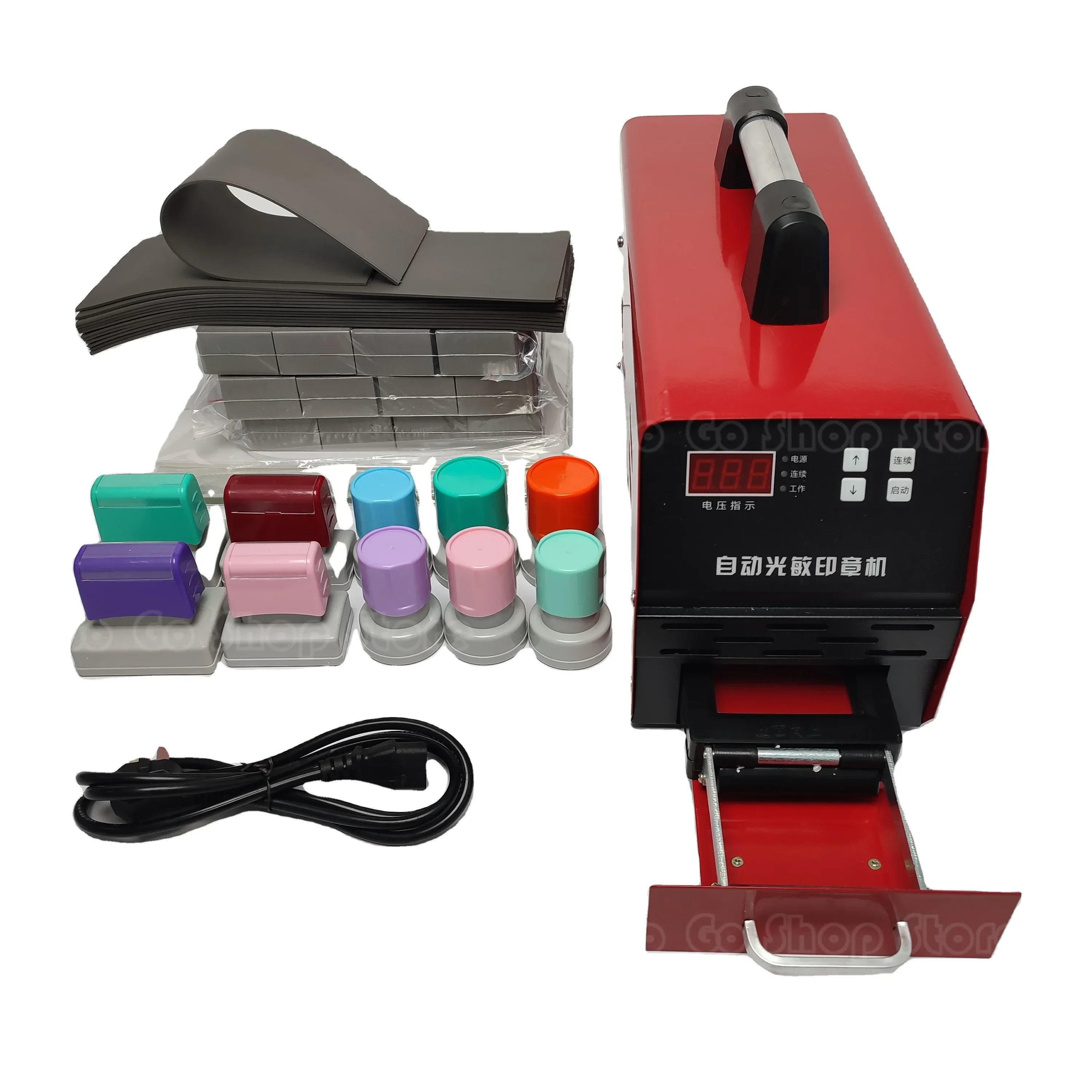 220V 110V Full Automatic Rubber Photo Sensitive Flash Stamp Machine Seal Maker Photosensitive Seal Stamping Making Machines