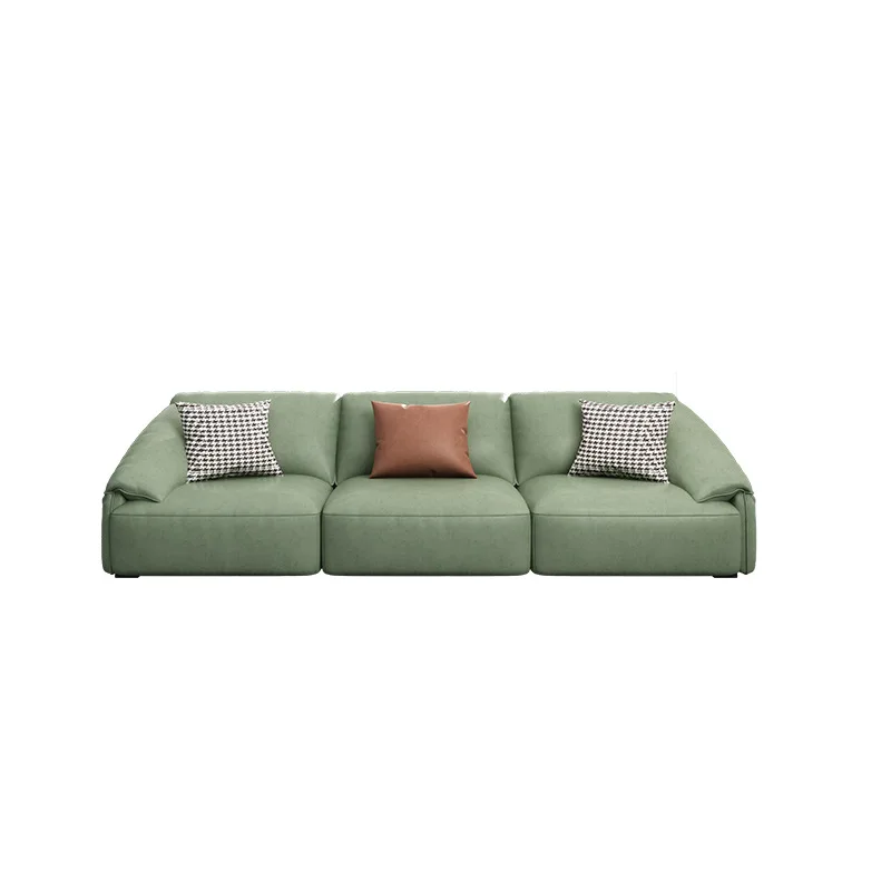 Light Luxury Leather Office Sofa Set-Modern Design For Reception & Meeting Rooms Beauty Salon Use