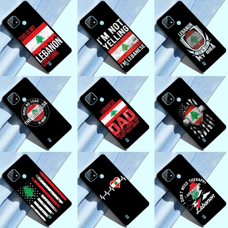 lebanese lebanon flag Phone Case For Realme GT Neo 2T 3T For 8 Pro 8i GT Master GT Neo 2 C15 C21 C25 C31 C35 Coque