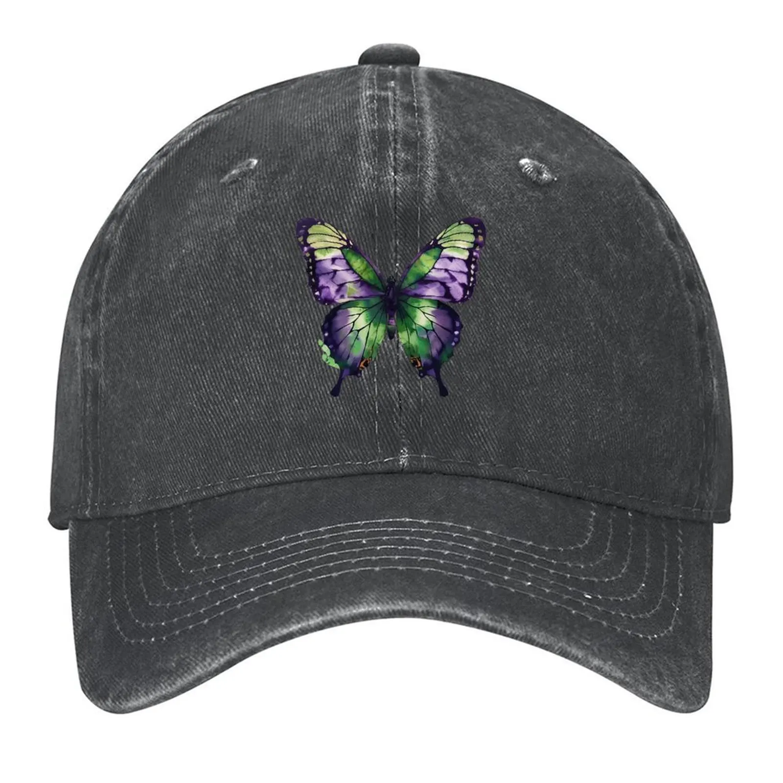 

TYE DYE BUTTERFLY 7 Baseball Cap Hat Baseball Cap sailor cap for men Snapback Brand Man Boy Child Women's