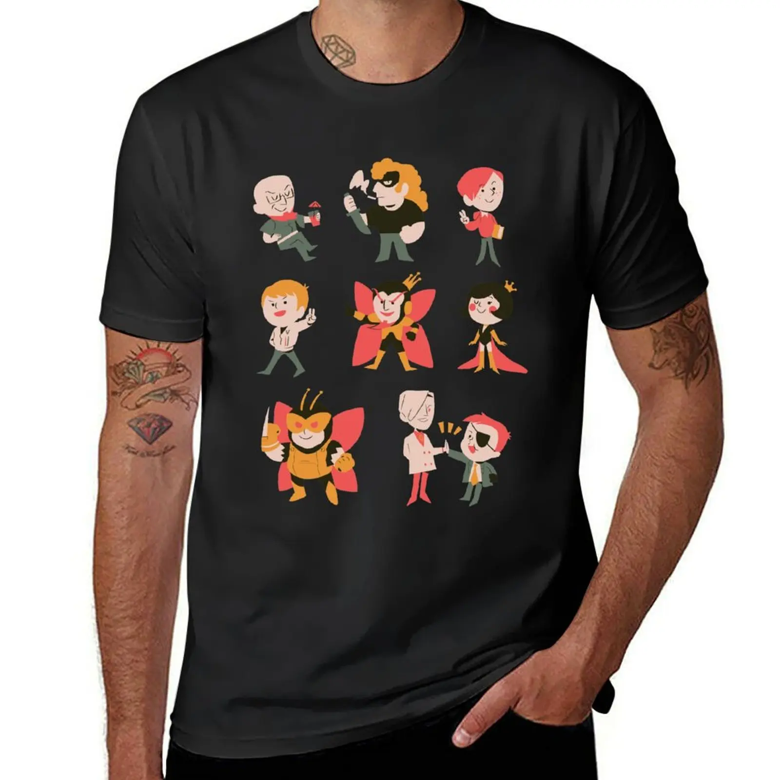 Venture Bros Character Set T-Shirt plain animal prinfor boys mens tall t shirts