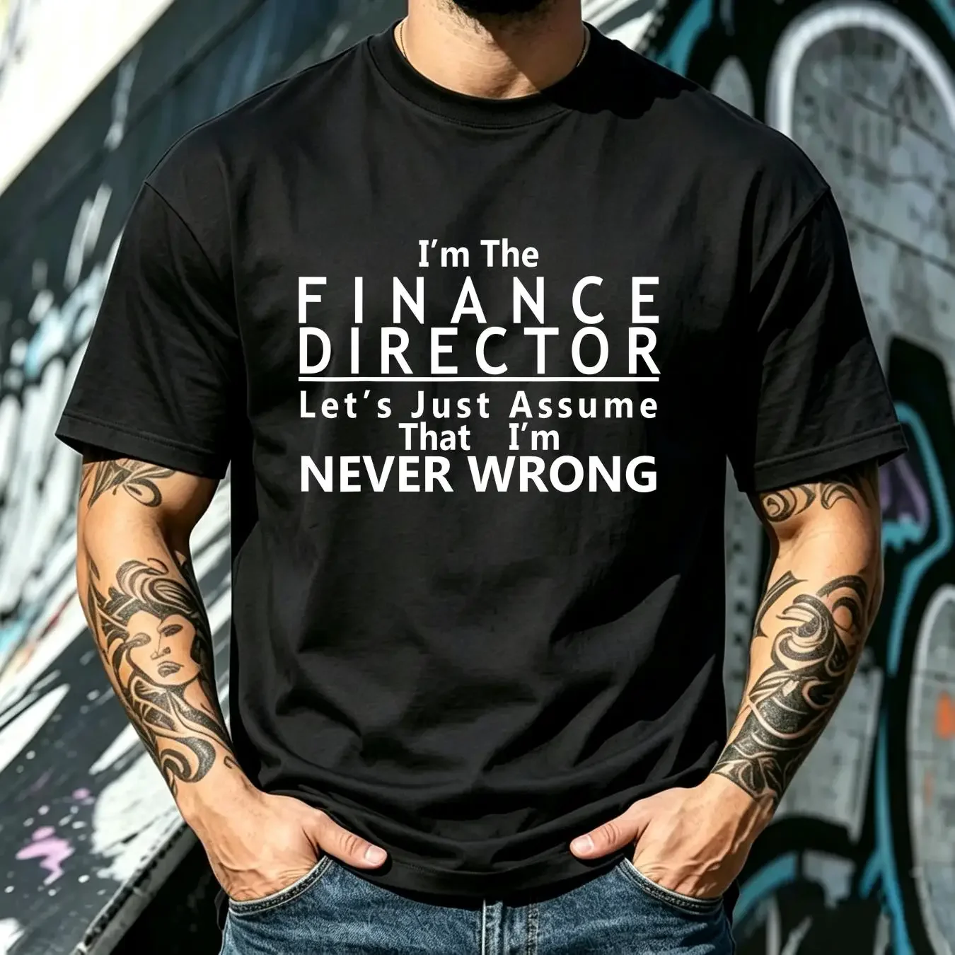 washed T Shirt NEW LIMITED Finance Director Financial Office Head Manager Funny S 3XL long or short sleeves vintage Washed