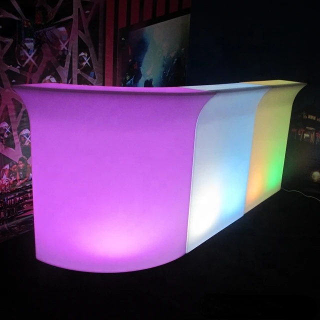 Criativo Bar Counter Mesas Decorativas, Útil LED Moda, Mais Novo