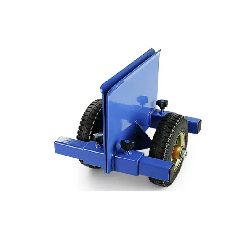 عربة من الخشب الرقائقي بعجلتين لنقل الأبواب والنوافذ الزجاجية والجرانيت الحجرية