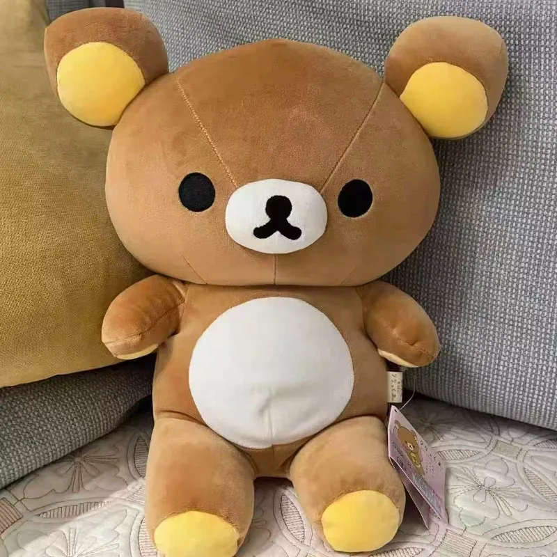 

35CM Rilakkuma Plush Doll kuma Bear Peluche Stuffed Toy San-X Relax bear Cushion Plush Toys Soft Homdecor Sleeping Plush Pillows