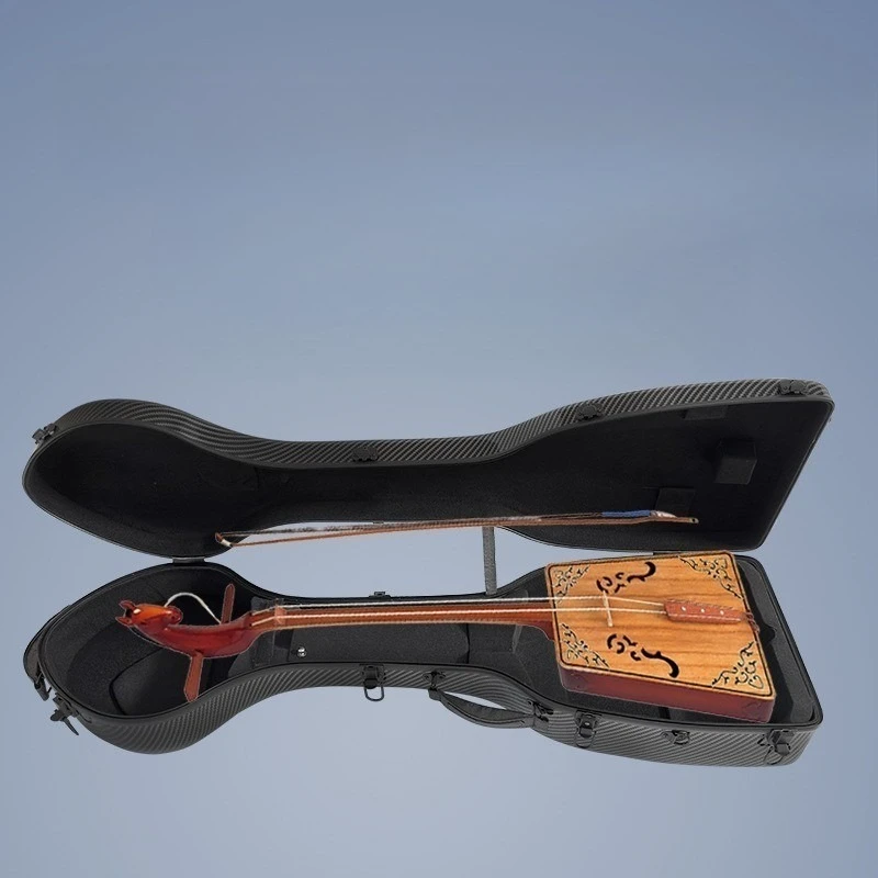 Professional Horsehead Fiddle Box Hard Waterproof Wear-resistant Portable Horsehead Fiddle Case Musical Instrument Accessories