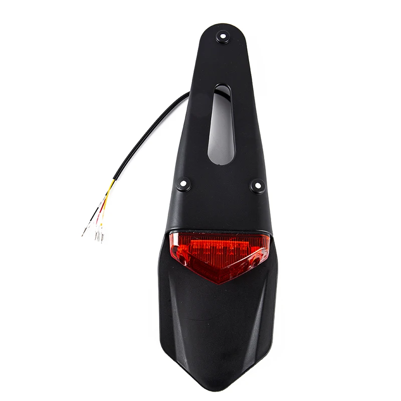 Universal Polisport Motorcycle LED Tail Light&Rear Fender Stop Enduro Dirt Bike Fender taillight MX Trail