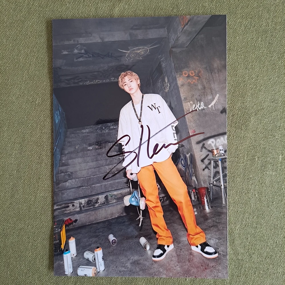 HYPEN SUNGHON Autographed Photo 4*6 K-POP GIFTS COLLECTION 2022