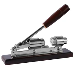 Household Hand Pressure Mechanical Walnut Cracker Classic Black Metal Nut Shell Breaker Wooden Handle Walnut Clip