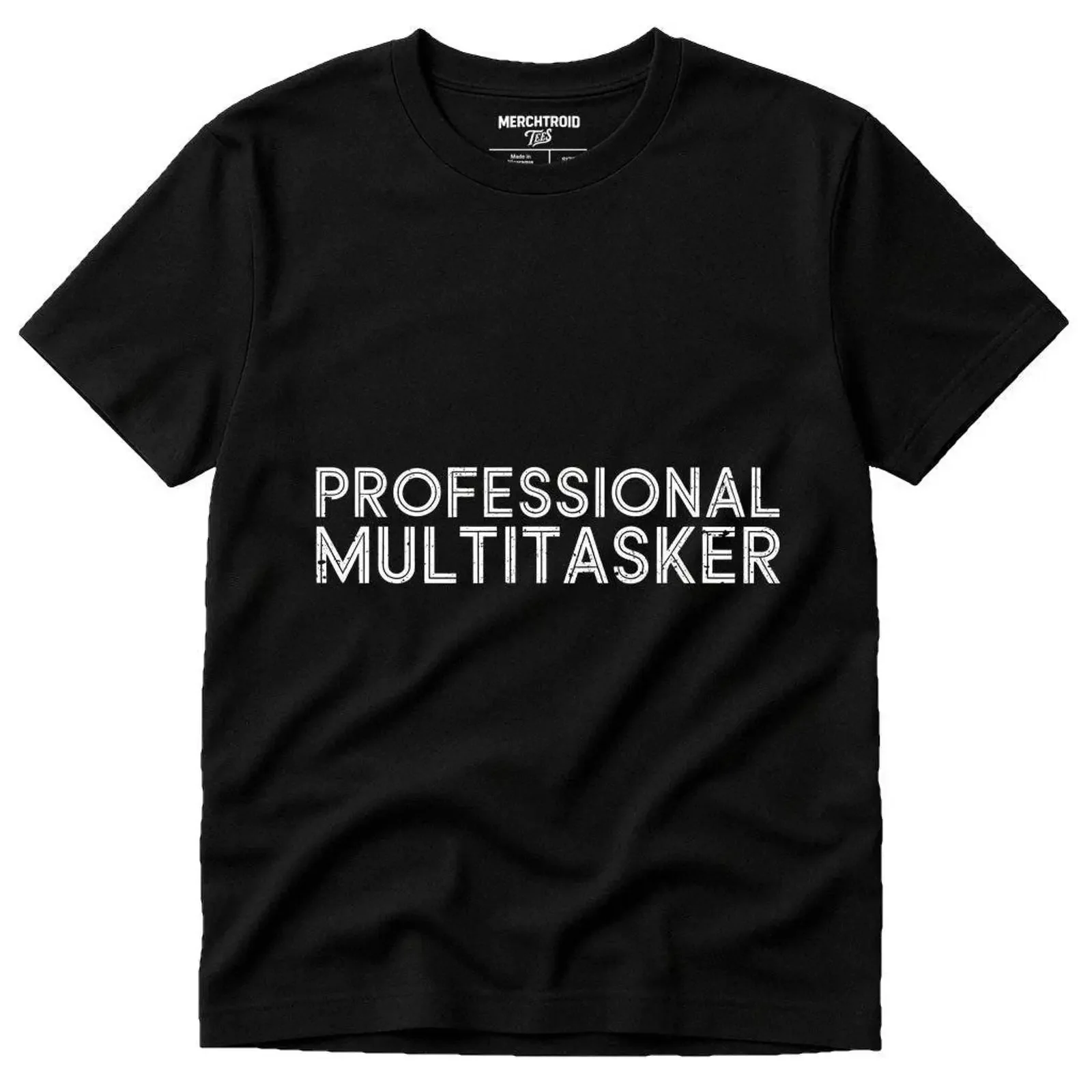 PROFESSIONAL MULTITASKER Minimalist Geometric T Shirt Mom Life Supermom Mothers Day Present Busy vintage Washed Versatile