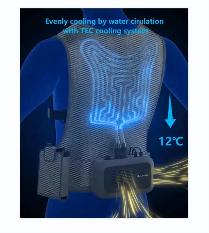 Cooling Vest Refrigerated Clothing Air Conditioner Clothes Cooling With JWY-1A