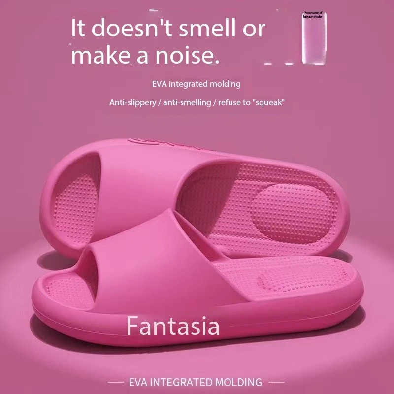 ابتسامة البوب لينة إيفا النعال للنساء الصيف شقة وحيد المرأة الصنادل في الهواء الطلق أحذية الشاطئ غير رسمية عدم الانزلاق المنزل أحذية النساء مريحة #5