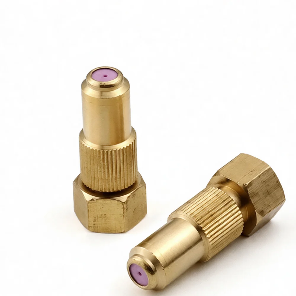 Copper Ceramic Direct Jet Nozzle For Agricultural Spraying Garden Irrigation Watering Tool Adjustable Mist Humidification Part