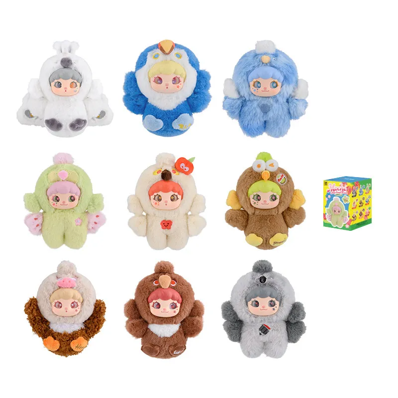 

Плюшевая игрушка-сюрприз TOP TOY Mochi Lucky Chirp Series: милый птичий брелок-подвеска для сумки, мягкий плюшевый брелок-ключница, подарок для детей, украшение