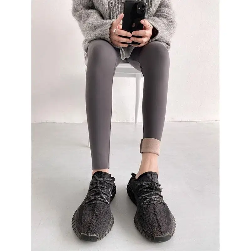 ay ark السراويل عالية الخصر Fce اصطف المرأة Fitn اليوغا السراويل طماق رقيقة الساق ملابس خارجية للخريف حجم صغير