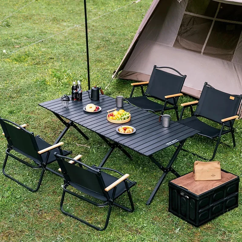 

Camping Portable Outdoor Table Modern Garden Picnic Foldable Outdoor Table Camp Simple Furniture