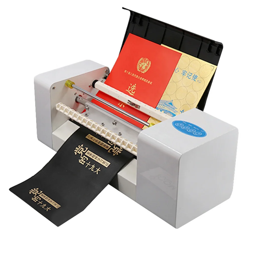 SG-360A Desktop Aluminum Foil Printer A3 Size Paper Automatic Hot Foil Printing Machine Paper Book Cover Foil Hot Stamping