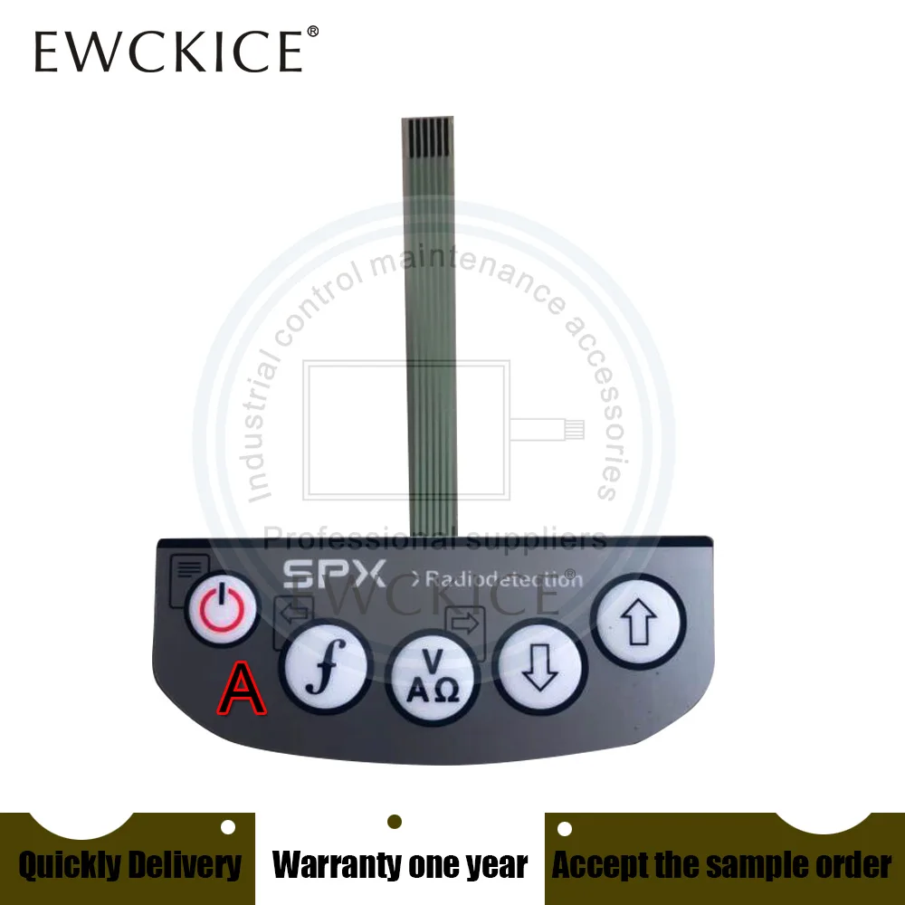 Imagem -02 - Spx Radiodetection Rd8000 Rd8100 Hmi Plc Membrana Switch Teclado Novo