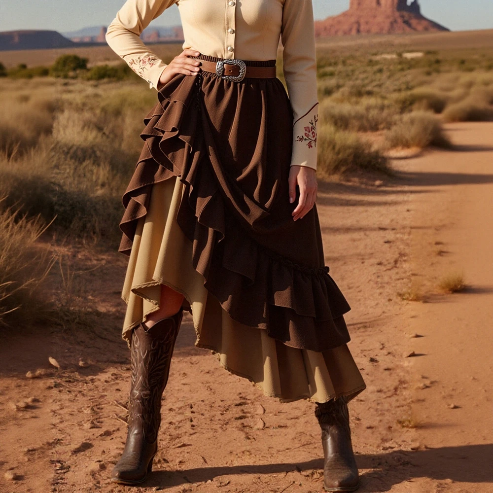 ربيع الخريف ألف خط ميدي تنورة عادية تناسب الخصر العادي نمط تنوعا تنورة المرأة العصرية