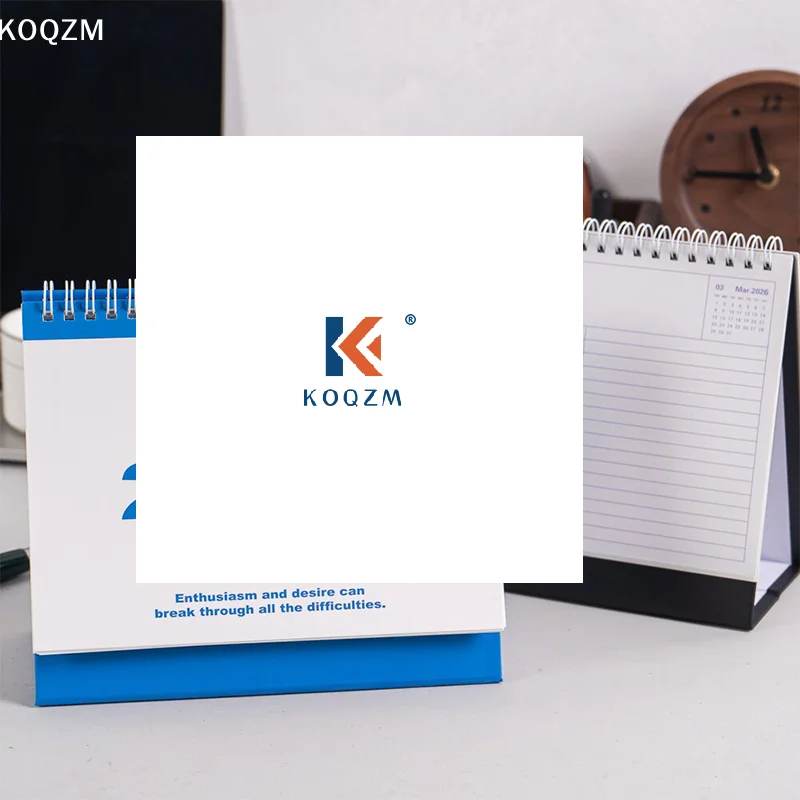 2026年カレンダー シンプルブック 月間・毎日プランナー スケジューラー 時間管理 ホームオフィス デスクトップ装飾 スタンドカレンダー