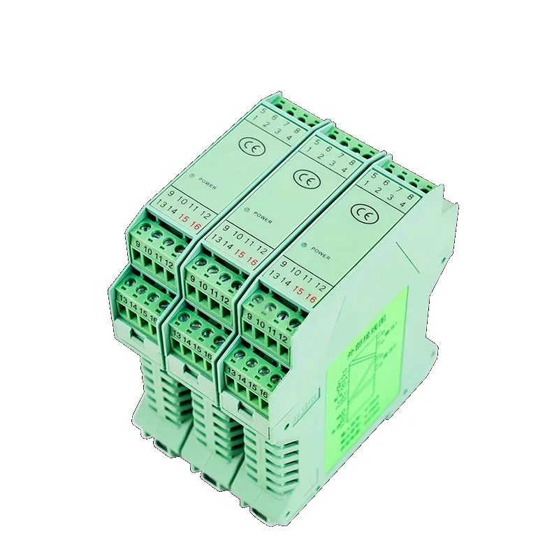 

DC24V AC220V Powered Analog Signal Isolator 4-20mA 0-20mA Signal Distributor for PLC Industrial Control