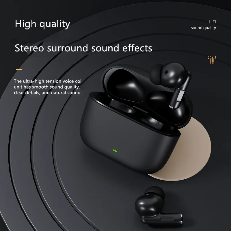 Wireless Bluetooth earphones high battery two ears for gaming low latency call noise reduction headphone for Apple Android