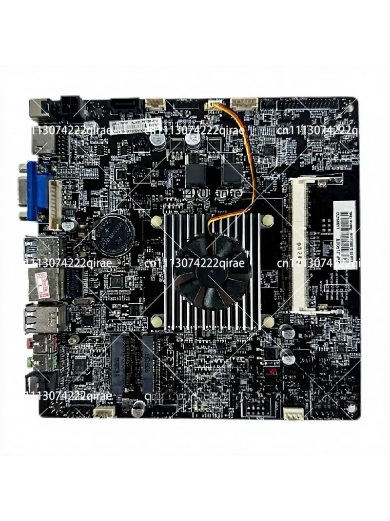 J1900T integrated industrial control ultra-thin motherboard supports MSATA 12V DDR3 USB 3.0 disassembly