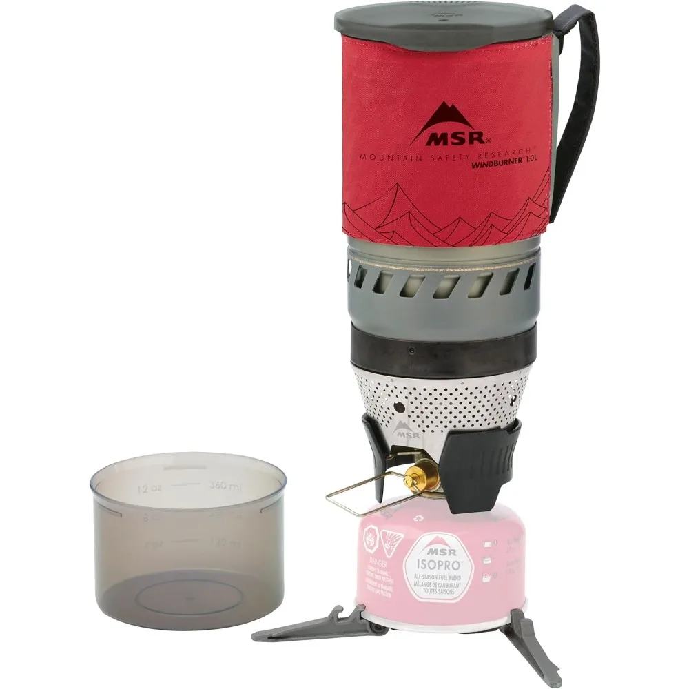 

Personal Windproof Camping Backpacking Stove System Portable Gas Burner Cookware