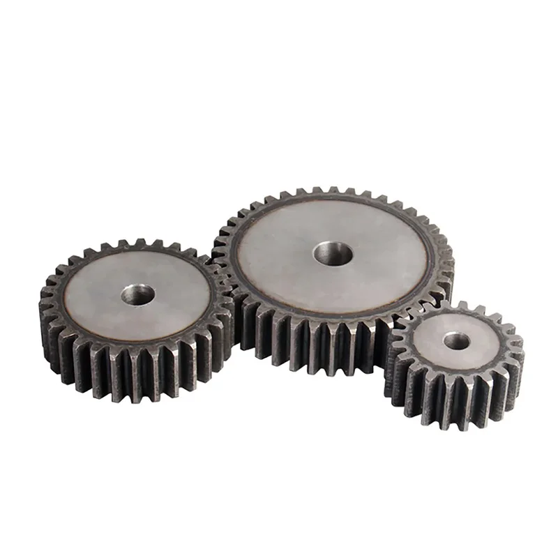 Ingranaggi cilindrici 3M 12-52T OD42-162mm x30mm 45 #   Precisione industriale in acciaio personalizzata per sistemi di azionamento dei motori