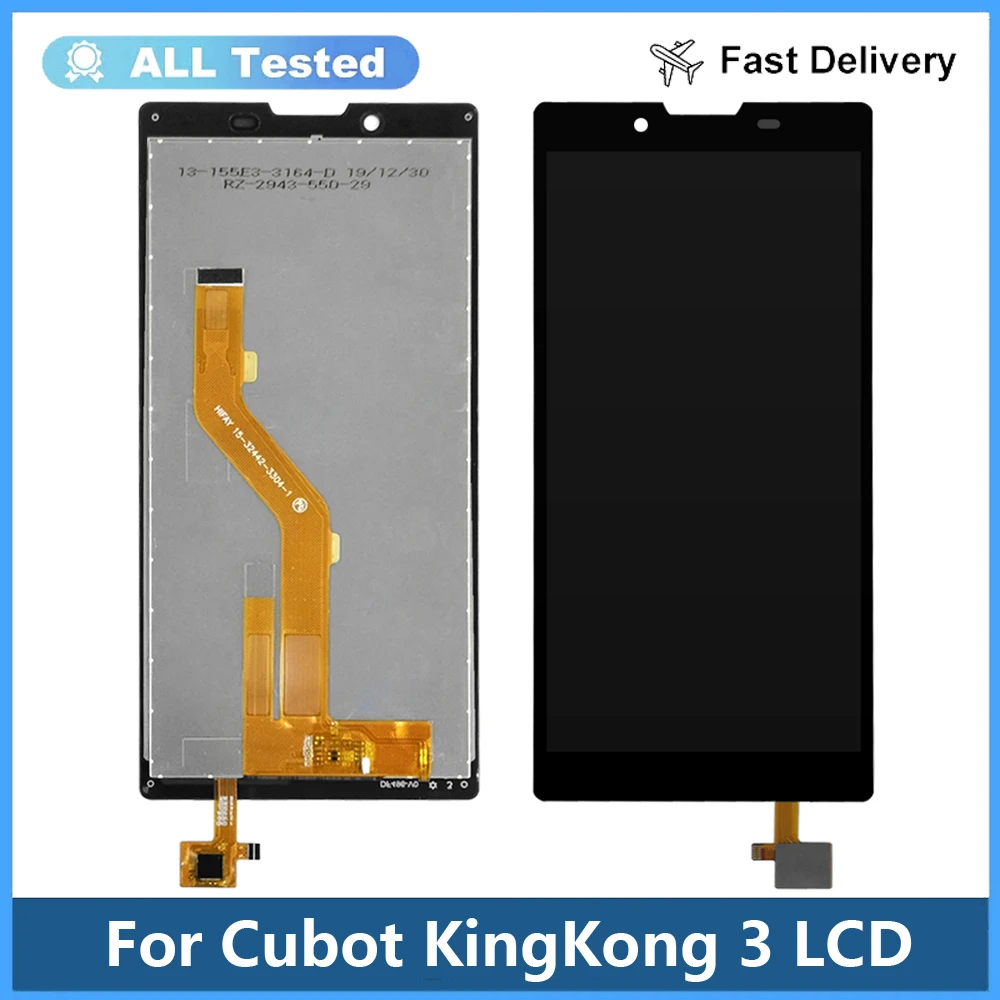 Tested 5.5 Inches For Cubot King Kong 3 KingKong 3 LCD Display Touch Screen Assembly Kingkong3 LCD Screen +Tools