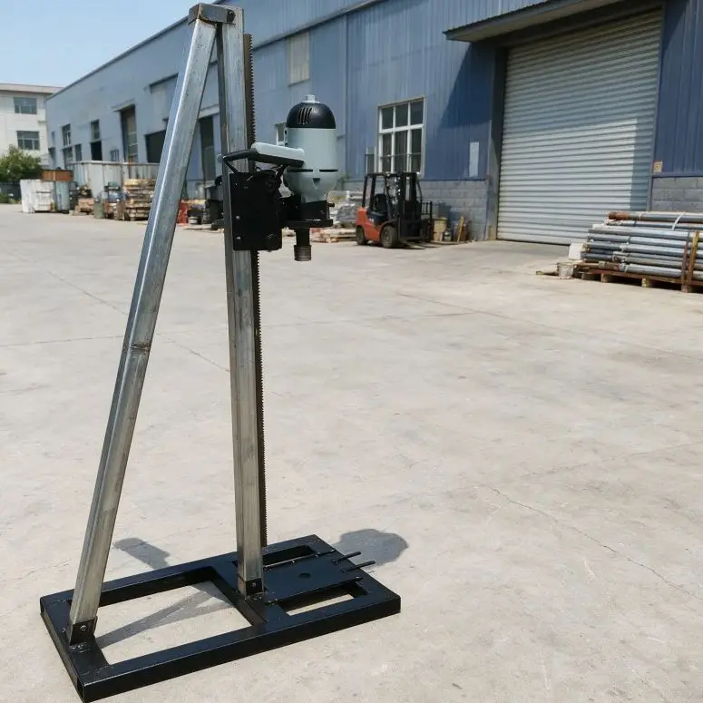 Plataforma de Perforación de Pozos de Agua Profunda Portátil, Personalizada, con Soporte Vertical Manual, para Explotación Agrícola Rural a 60M, de Bajo Mantenimiento