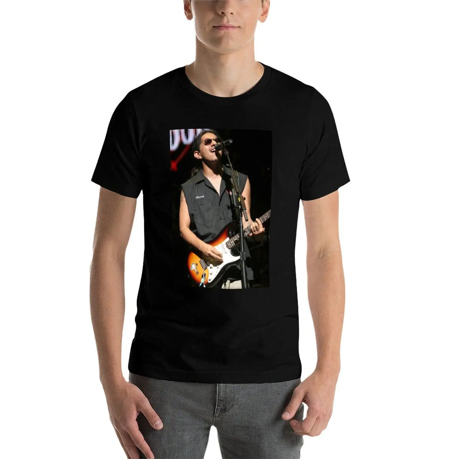 Henry Garza - The Los Lonely Boys - Photograph T-Shirt heavyweights hippie clothes anime figures fruit of the loom mens t shirts