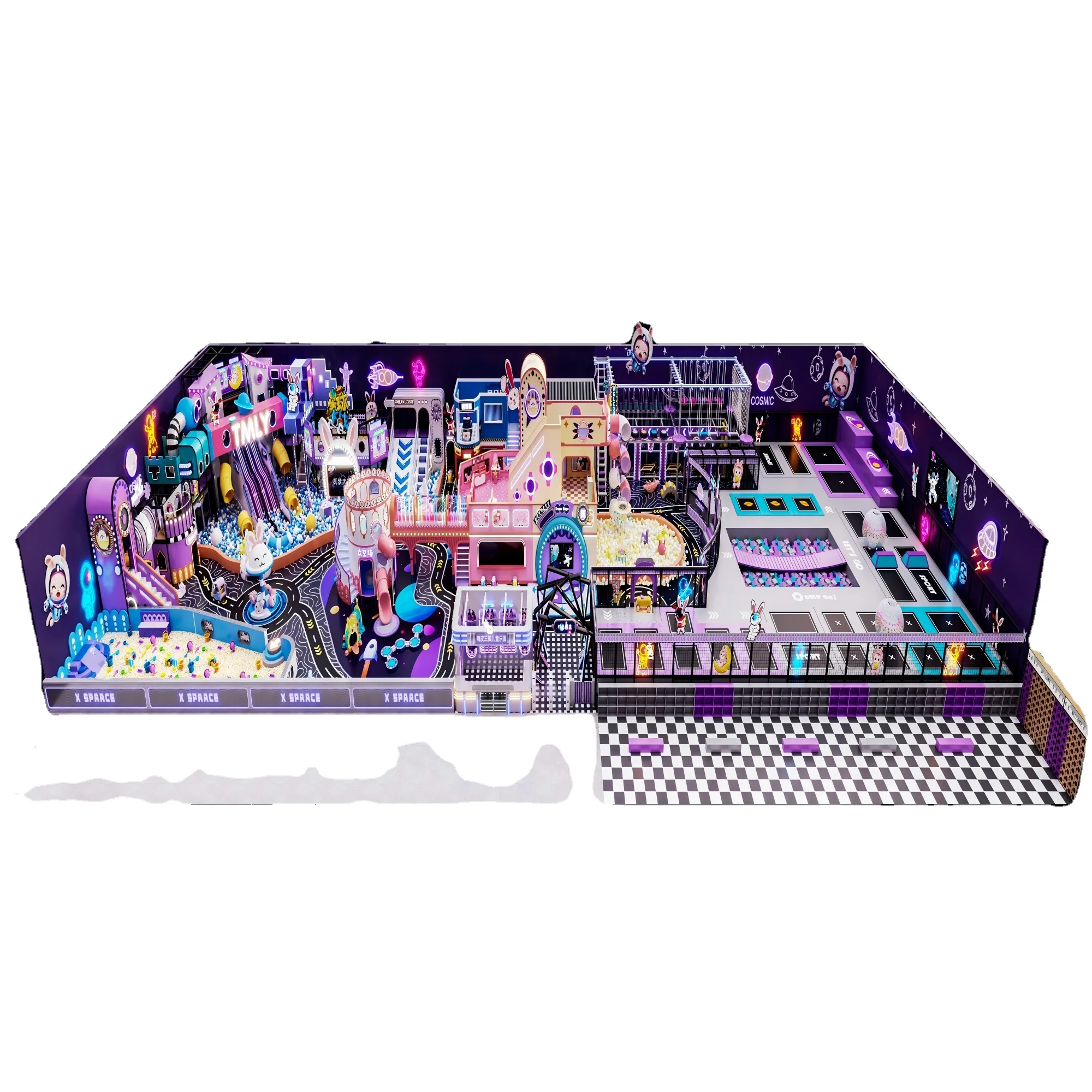 

Забавный парк развлечений для небольшой комнаты, игровая площадка в помещении, парки развлечений на продажу