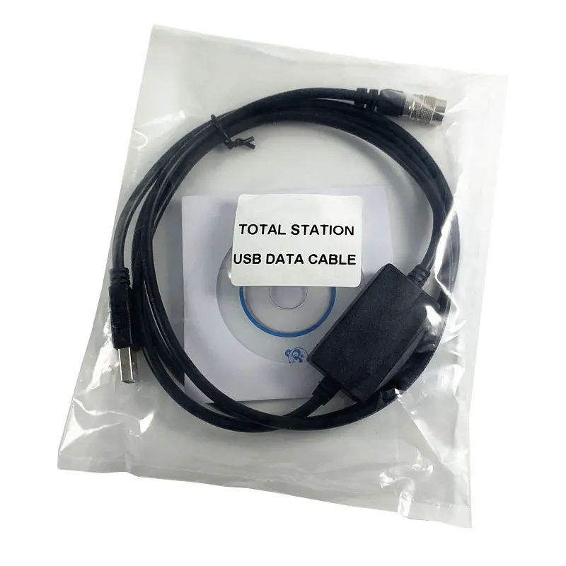 

2 pcs High quality USB data cable for Sokk total station fit for Win7 / 8 / 10 system 6 pin survey download USB cable