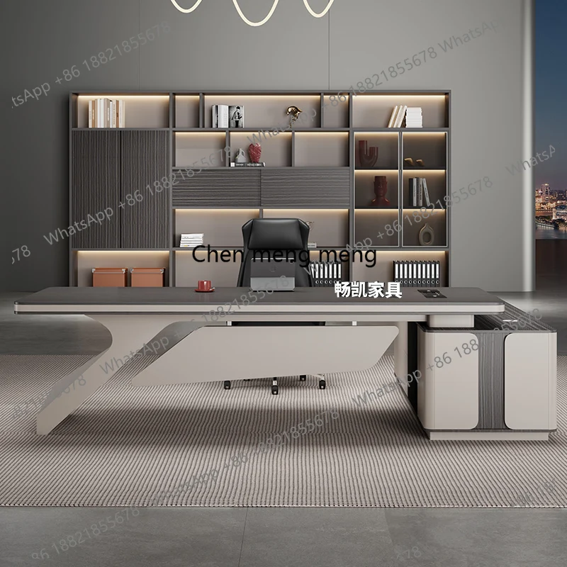 Modern Creativity Office Desk Organizer Reception Work Secretary Computer Desks Minimalist Conference Escritorio Desk Furniture