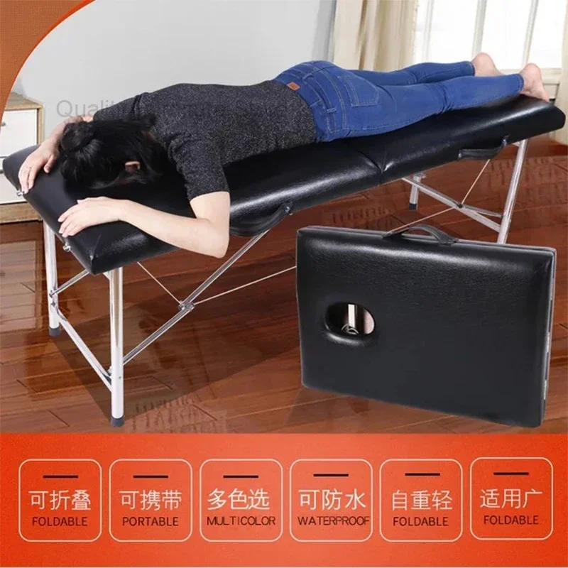 Original Folding Spa Massage Tables Salon Furniture Wooden Massage Bed Portable Acupuncture Maca De Estetica Tattoo Table