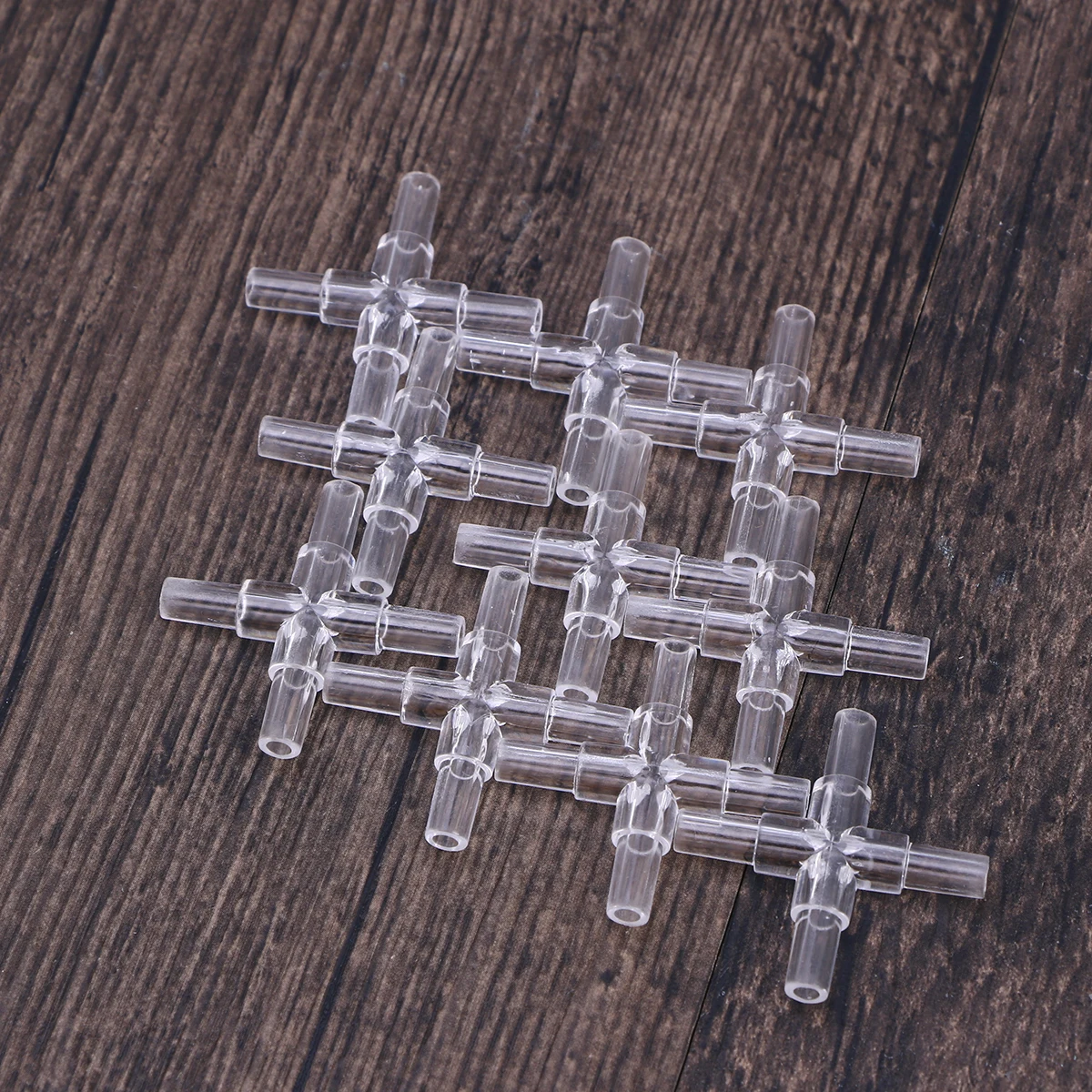

40 Pcs Fish Tank Diverter -piece Air Connector Aquarium Straight Valve