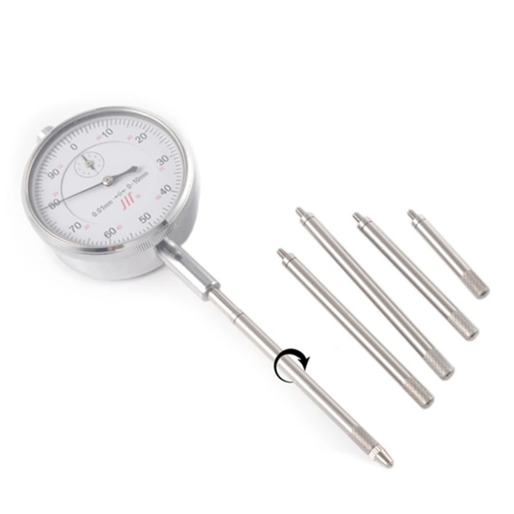 4Pcs Dial Digital Indicator HSS Dia 5mm Indicator Dial Rod Extension Stem Rod 25/50/75/100mm Length M2.5