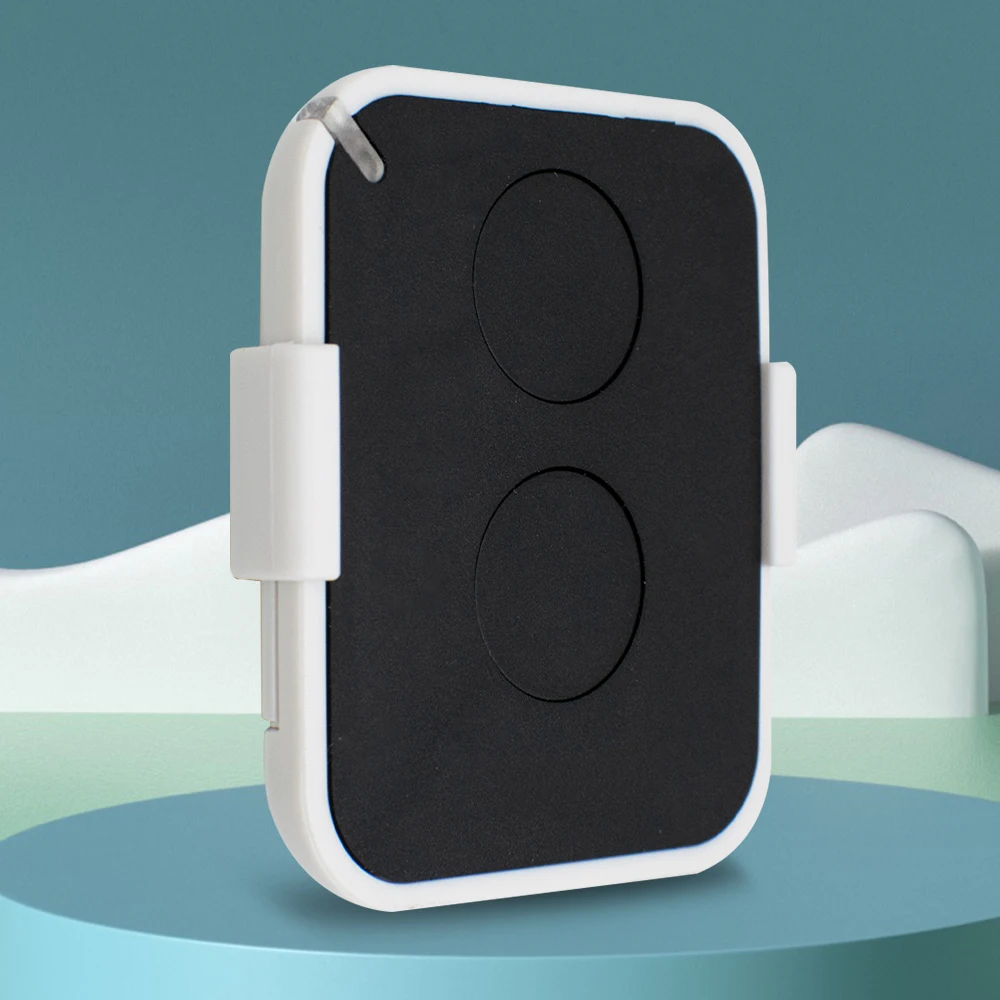 Nice Era One ON2E-A Черный 2-кнопочный передатчик Пульт дистанционного управления с 72-битной защитой подвижного кода и зажимом для козырька