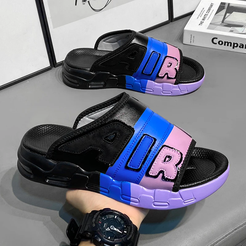 

Beach Sandals In Low Heels Comfort Hot Sale Casual Man Shoes Fashion Mens Slippers Lightweight EVA Soft Bottom Big Size 45 46 47