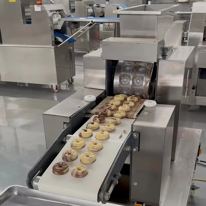 Stuffed Cookie Press Biscuit Forming Machine Peach Cake Biscuit Making Machine Pastry Cookie Moulding Maker