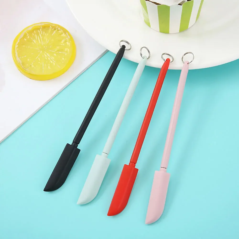 1Pc Silicone Double-head Lengthened Scraper Cosmetic Jam Deep Bottle Scraper Mini Spatula Set Makeup Tools Face Cream Spatula