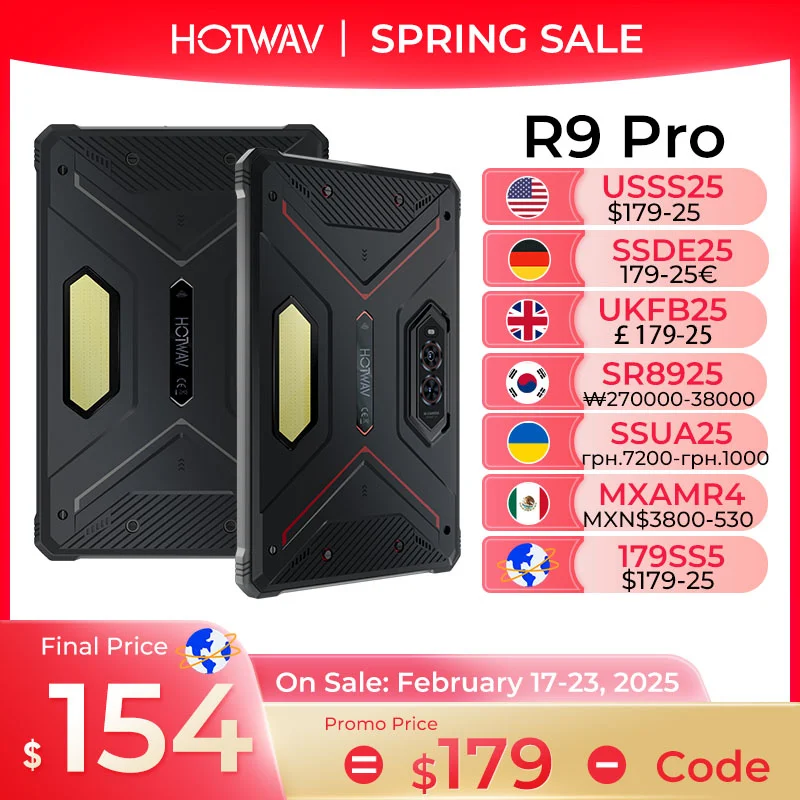 2024 original HOTWAV R9 Pro Rugged Tablets Android 14 11