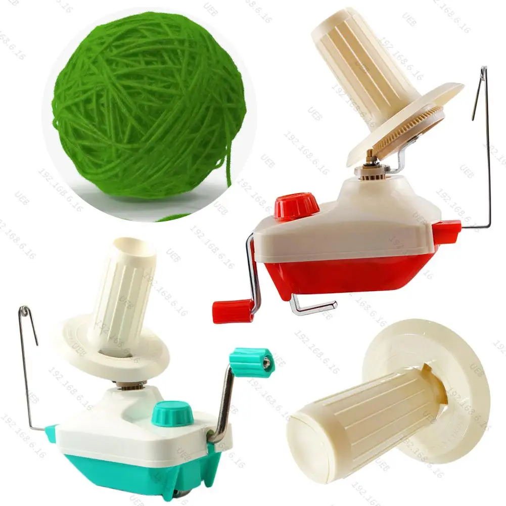 Yarn Ball Winder Hand Operated Yarn/Fiber/Wool/String Ball Winder Wool Winder Machine for Crocheting and Knitting Hand Tools