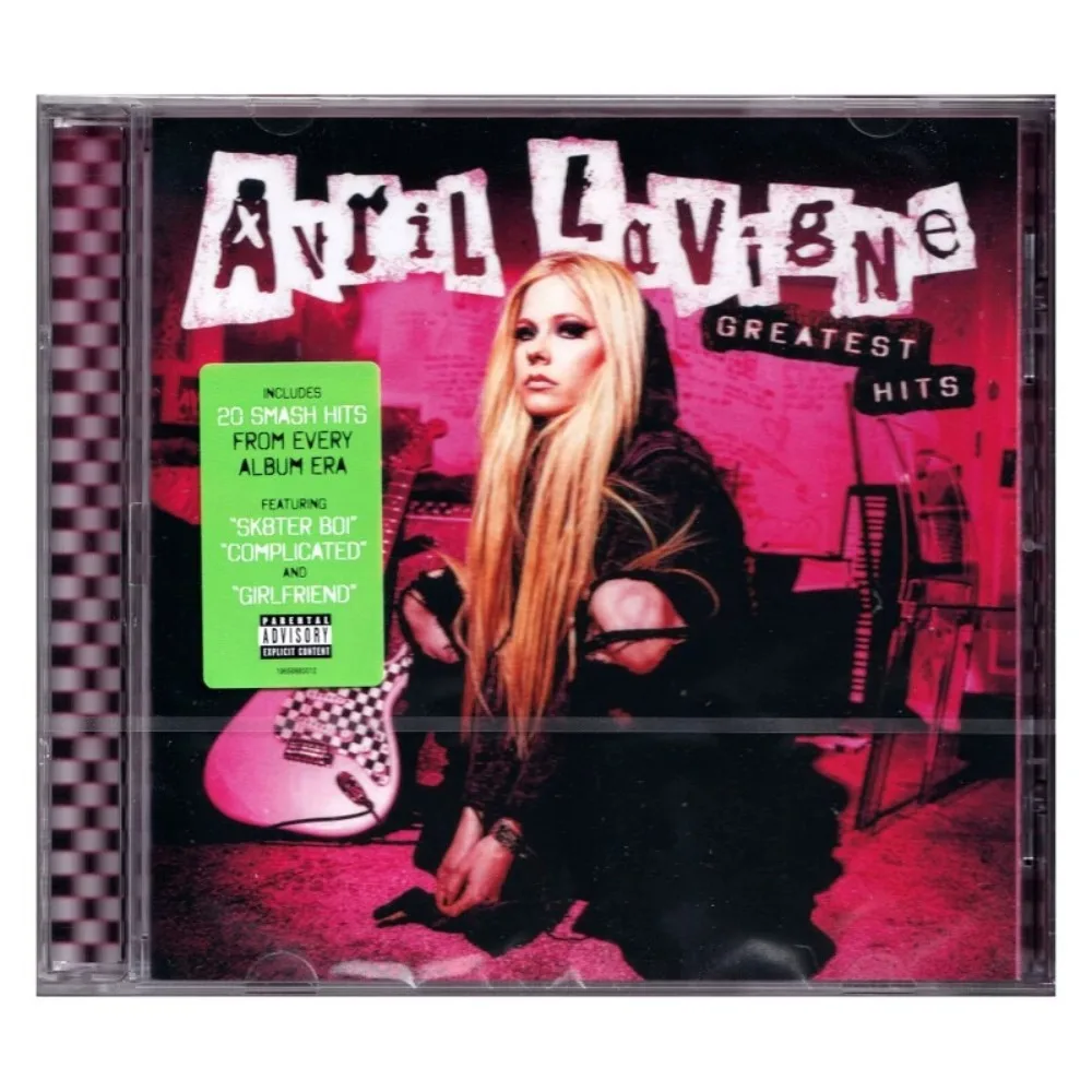 Avril Lavigne GREATEST HITS CD - أنثى البوب بانك المميزة مع غناء حيوي لمحبي وجمعها