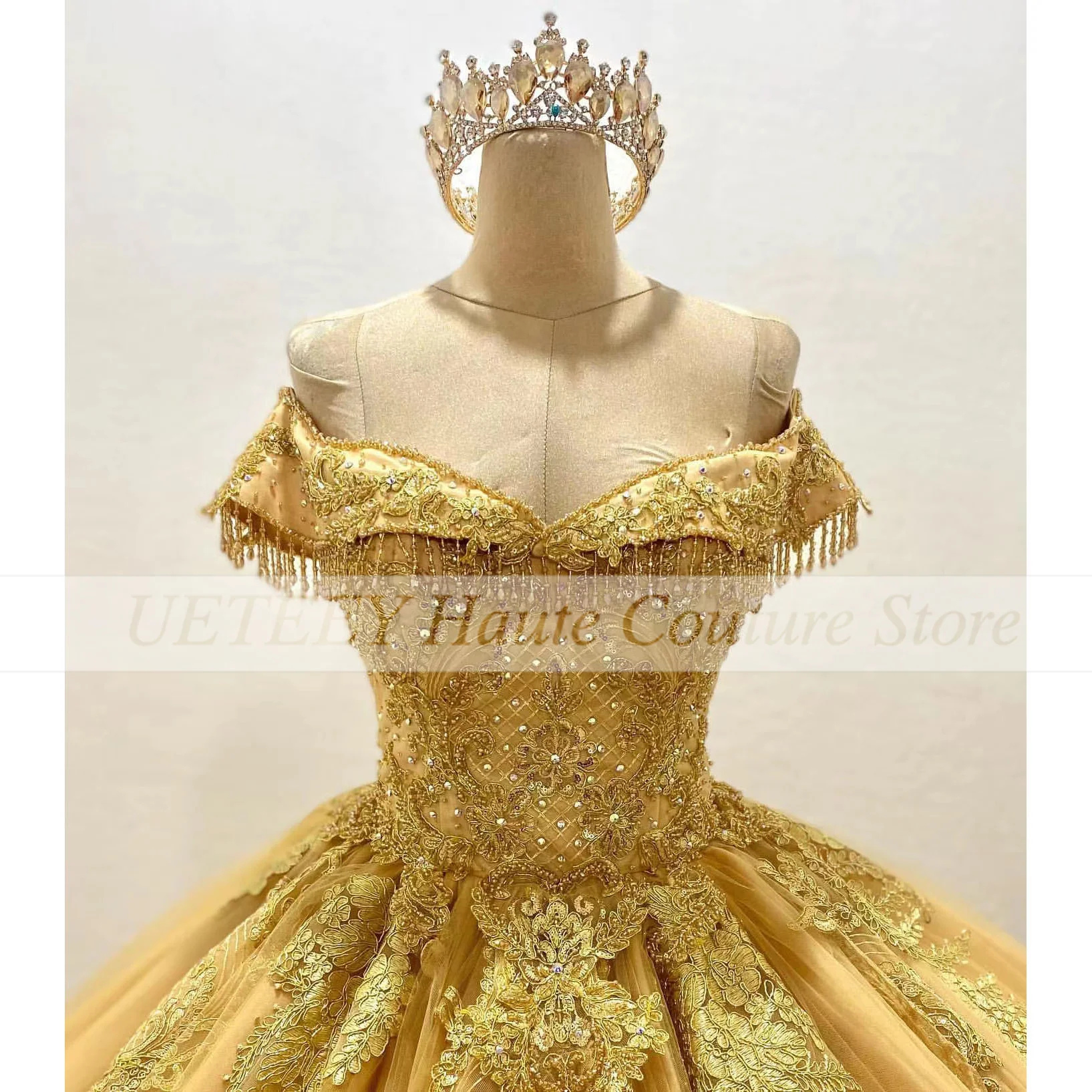 Vestidos De Quinceañera De lujo para niña De 15 Años, Vestidos De princesa sin tirantes con apliques para cumpleaños