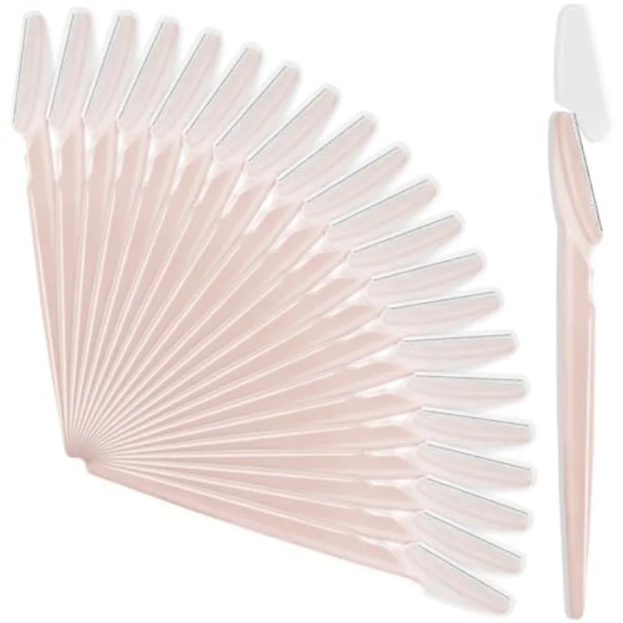 21 Pcs Eyebrow Razors, Face Razors Multipurpose, Exfoliating Dermaplaning Tools, Eyebrow Trimmers Shaver with Protective Cover,