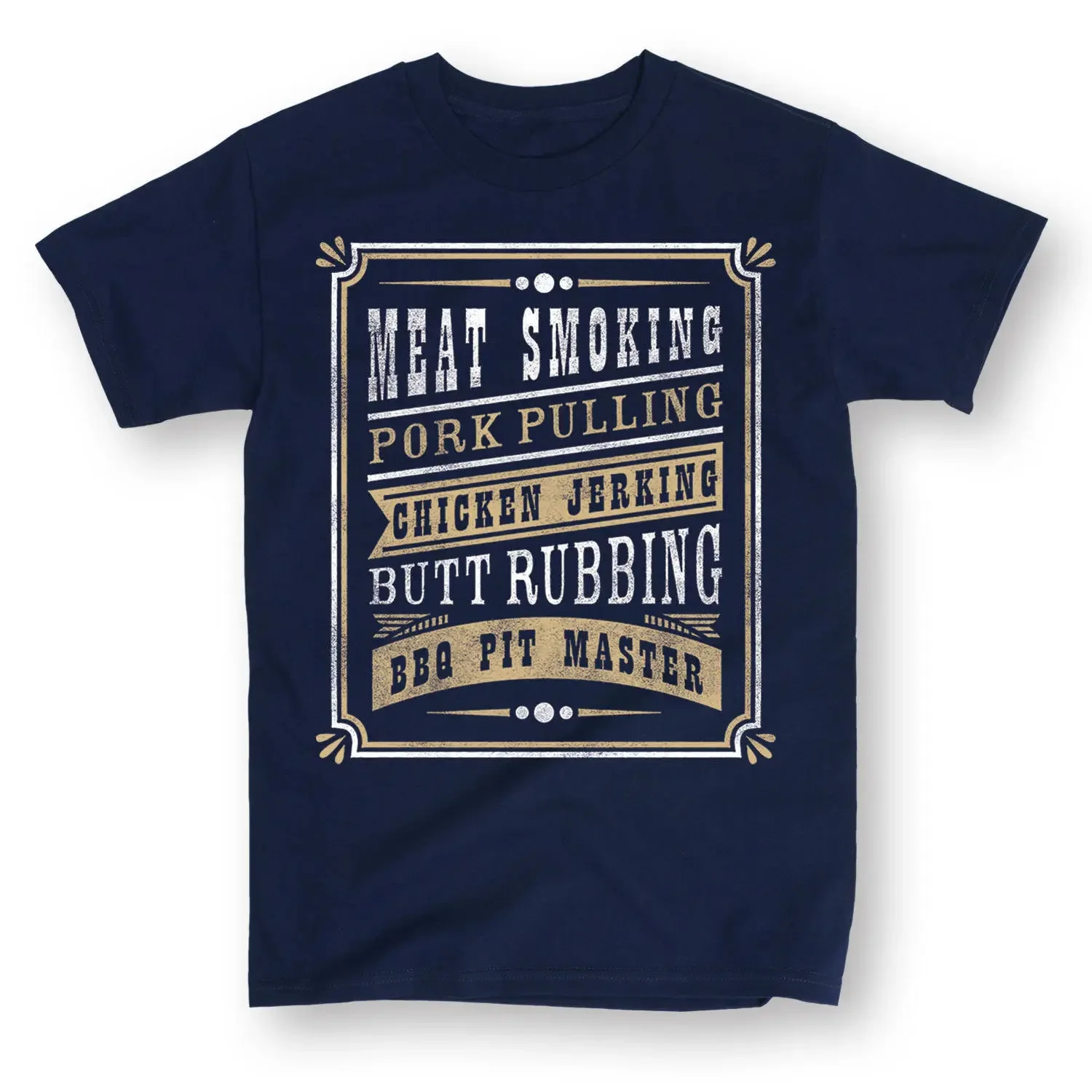 Retro Design BBQ Pit Master T-Shirt 100% Cotton O-Neck Short Sleeve Summer Casual Mens T-shirt Streetwear